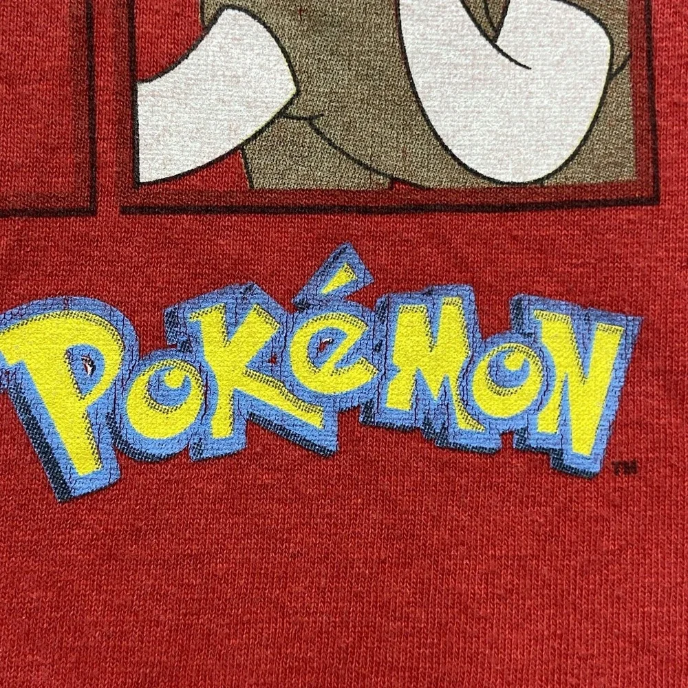 Pokemon Y2K Red Nintendo Youth Size 18 Red‎ TShirt